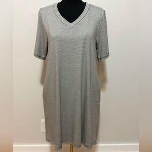 Shannon Passero V-Neck Striped Dress